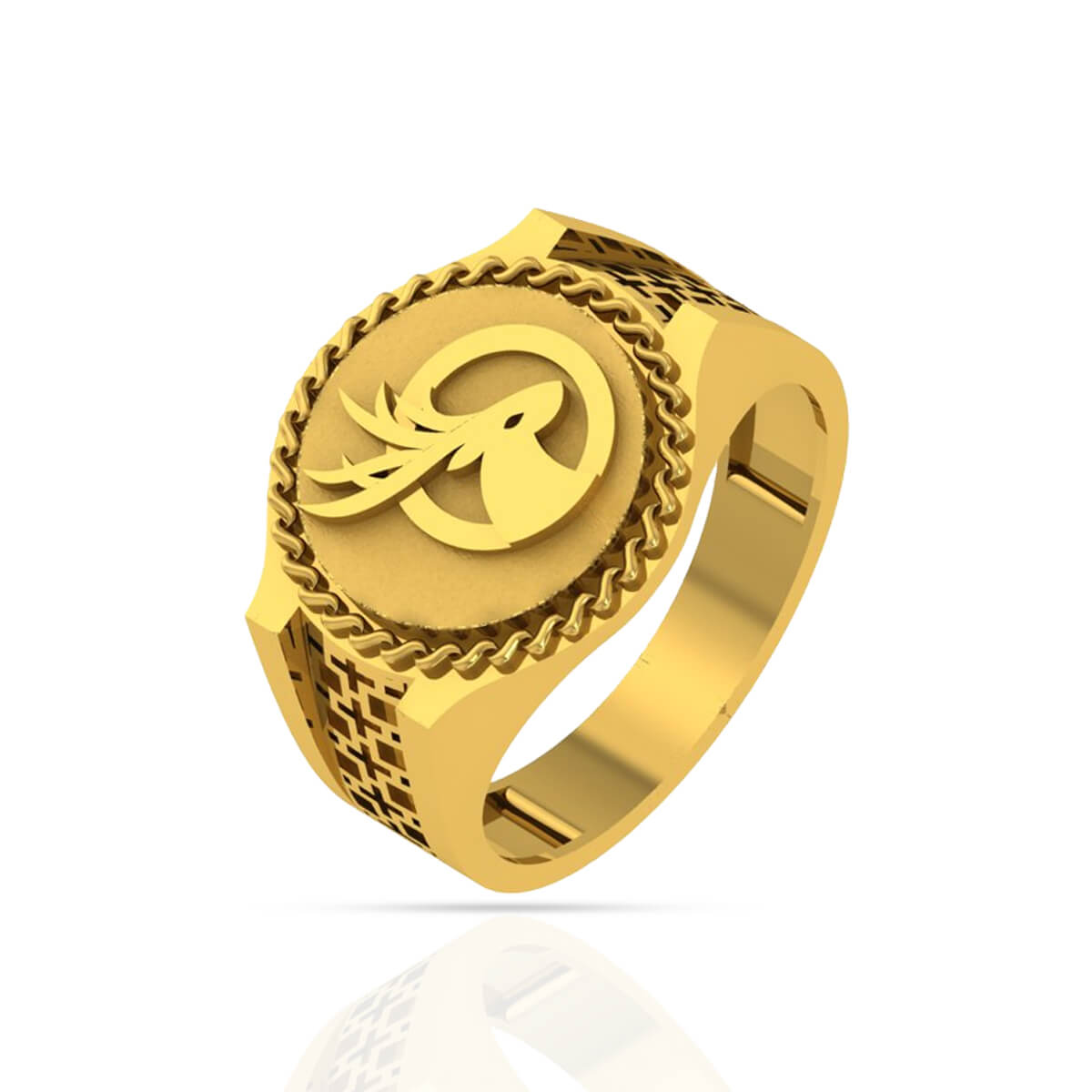 Gold Ring with Free Gold Coin