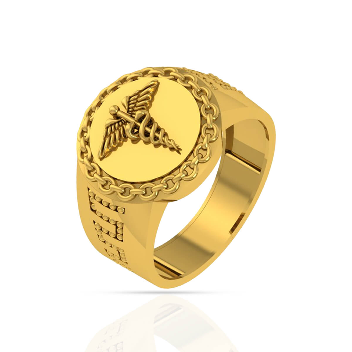 Gold Ring with Free Gold Coin