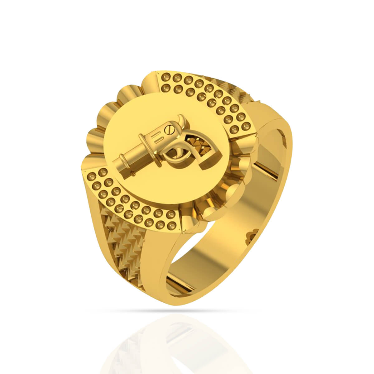 Gold Ring with Free Gold Coin