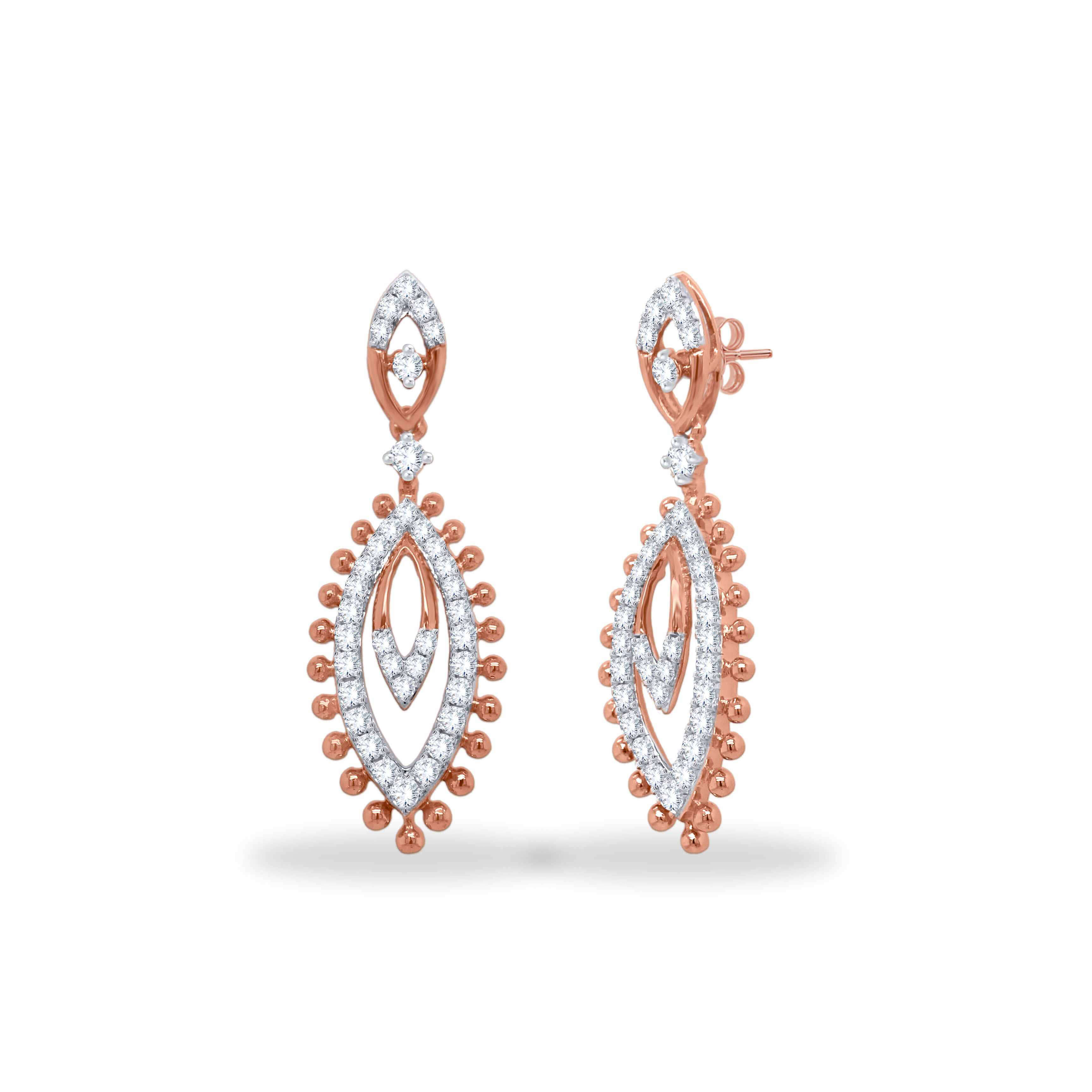 Diamond Earring with Free Gold Coin