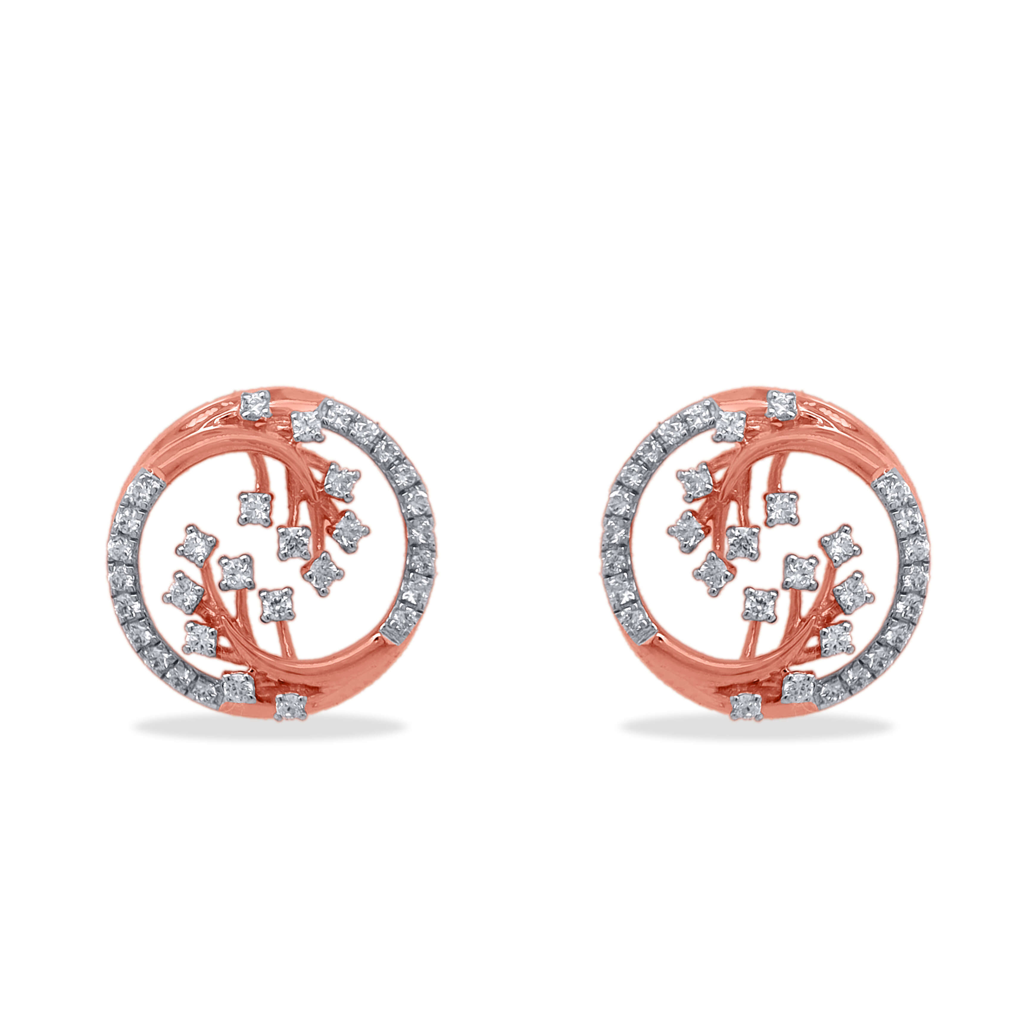 Diamond Earring with Free Gold Coin