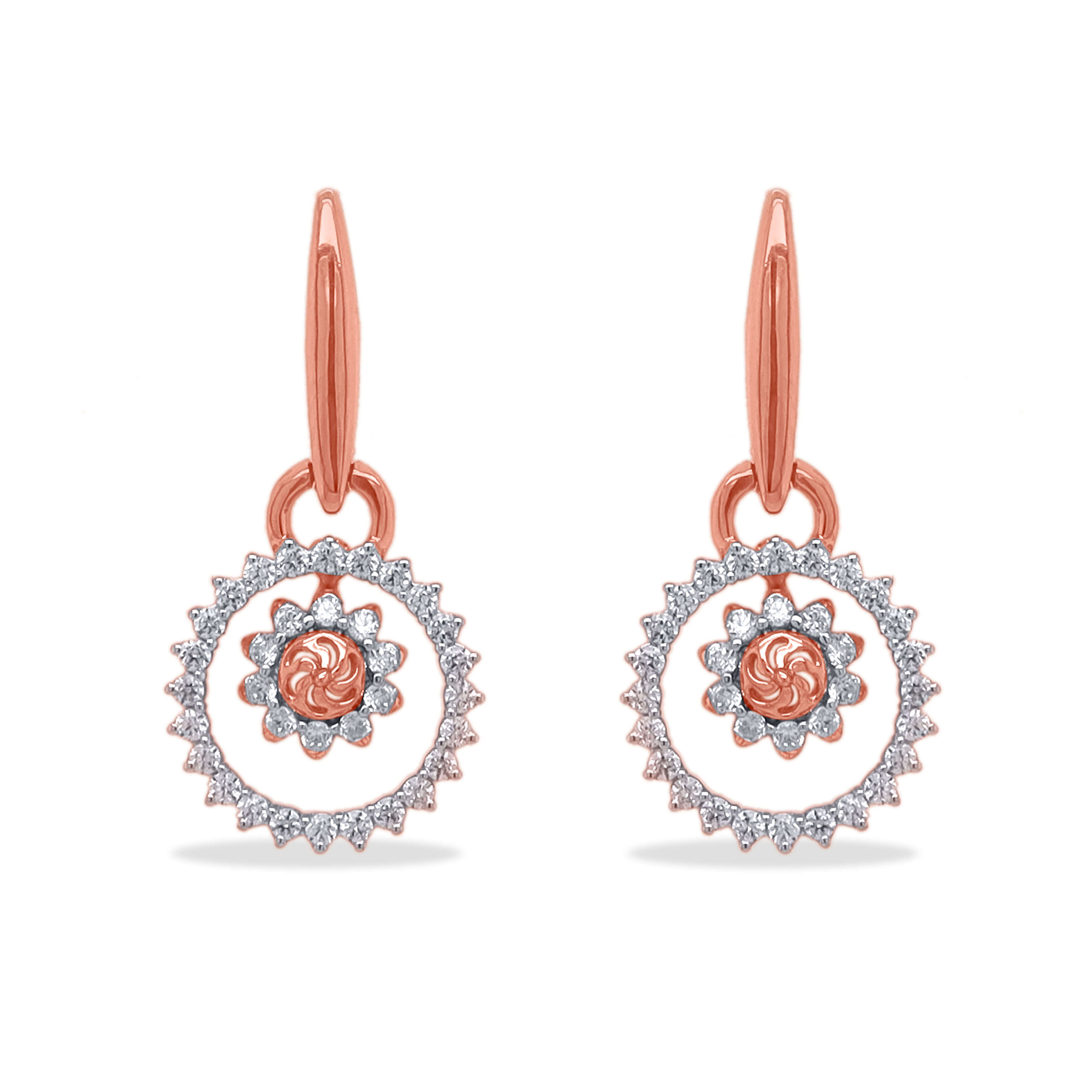 Diamond Earring with Free Gold Coin