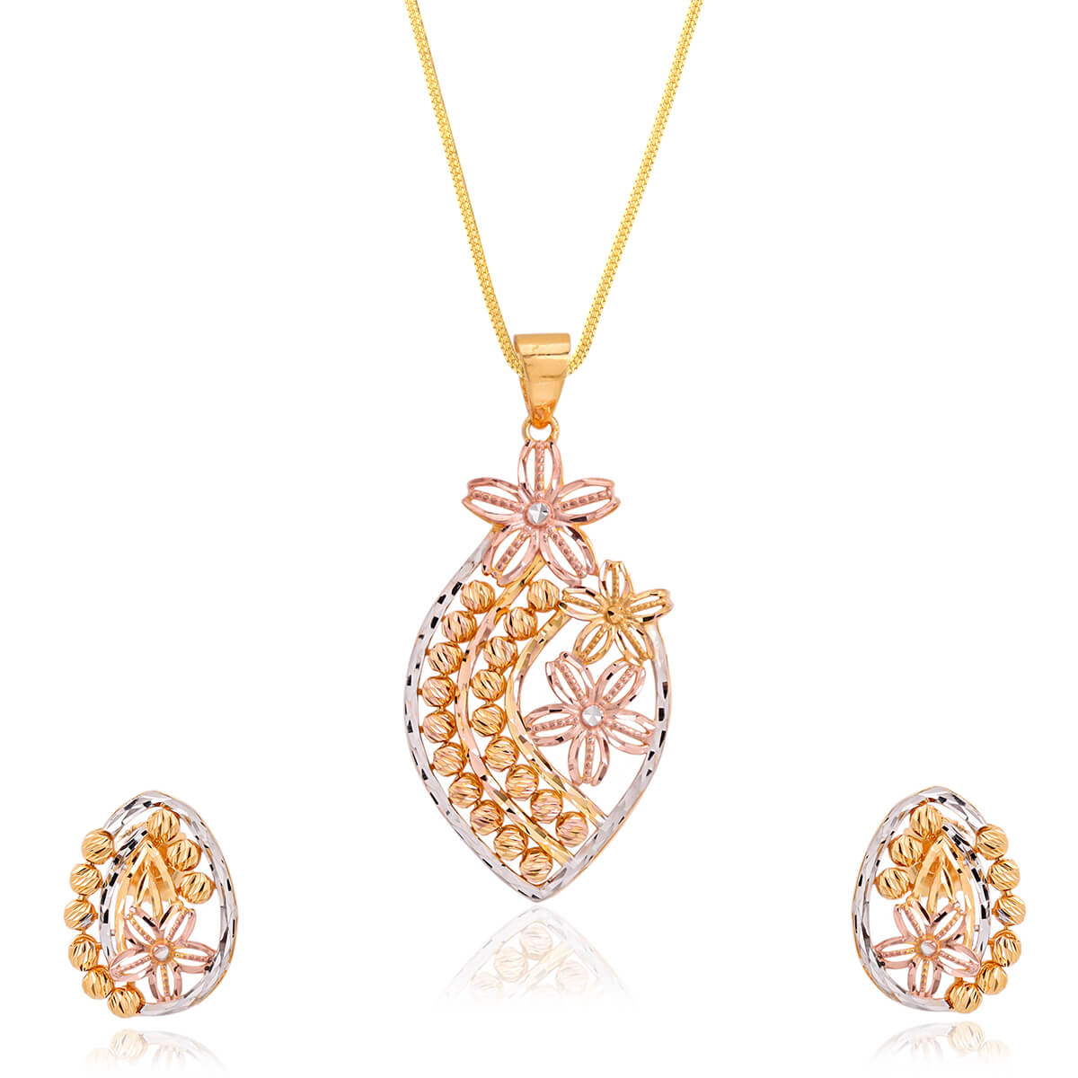 Gold Pendant Set