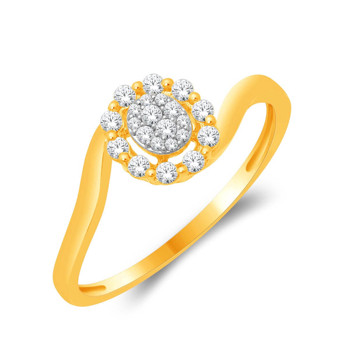 Aarishvi Diamond Ring with Free Gold Coin