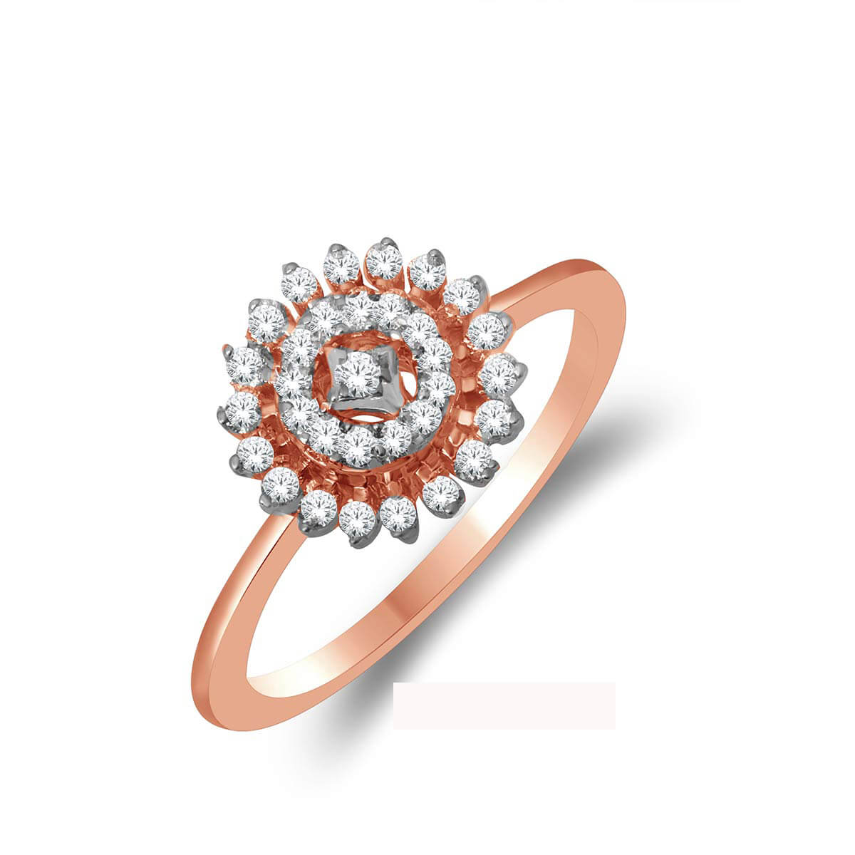 Ati Floral Diamond Ring with Free Gold Coin