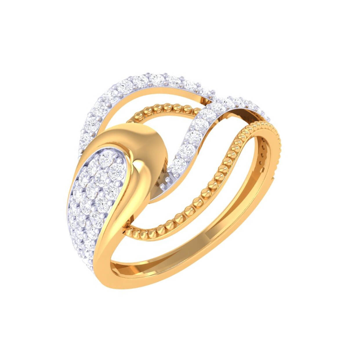 Diamond Ring with Free Gold Coin