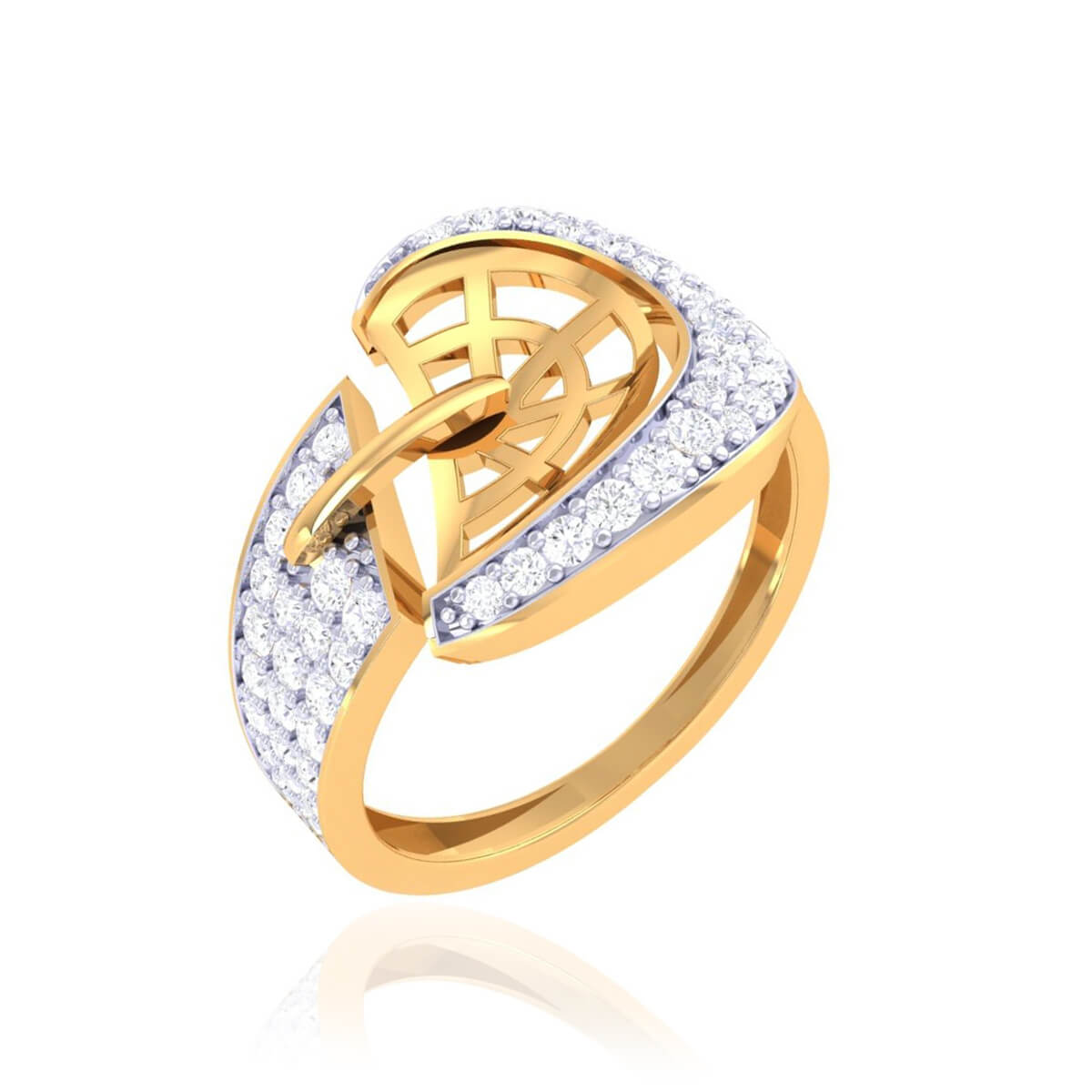 Diamond Ring with Free Gold Coin