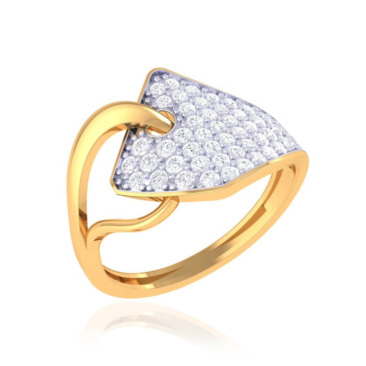 Diamond Ring with Free Gold Coin