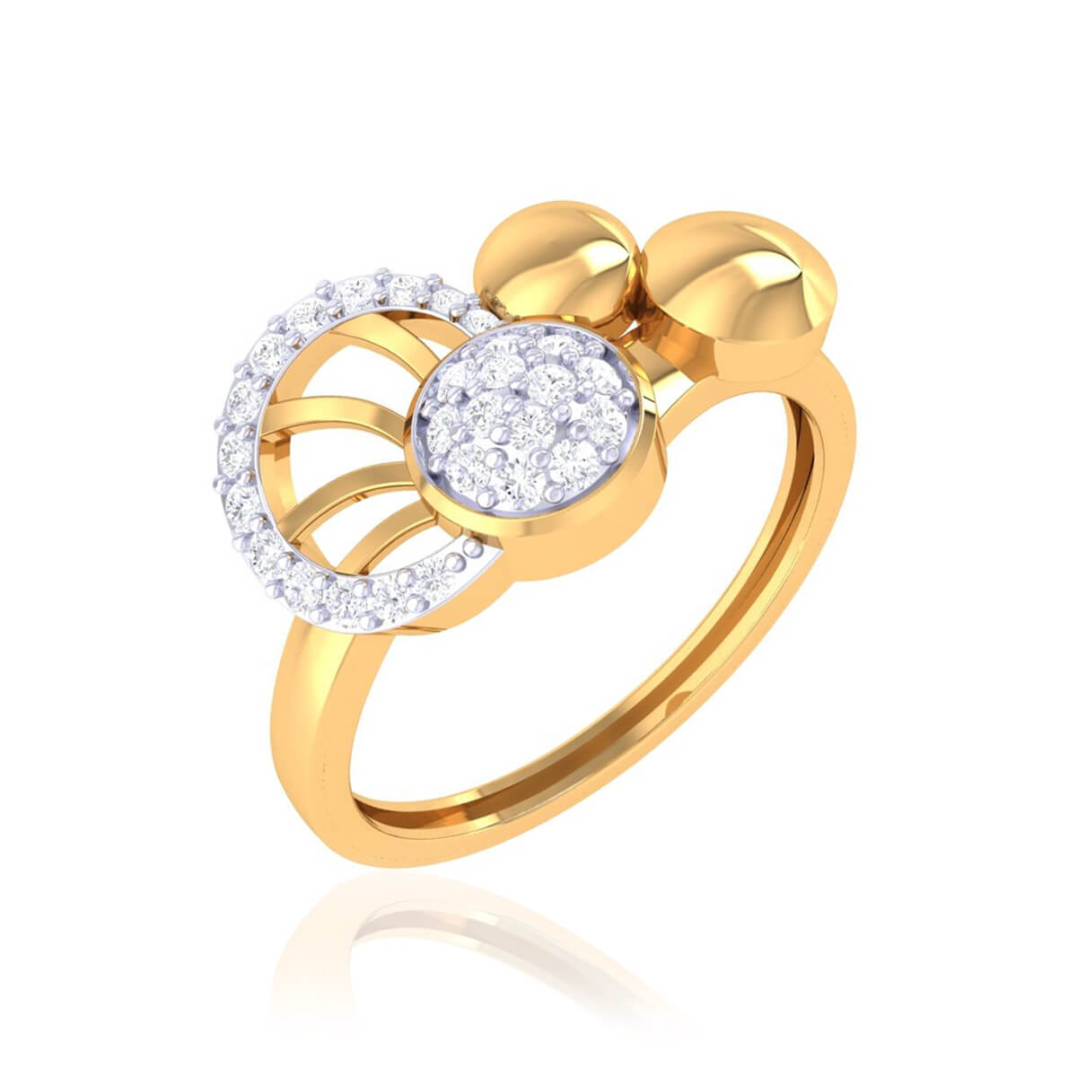 Diamond Ring with Free Gold Coin