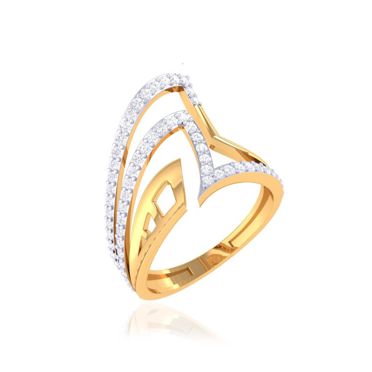 Diamond Ring with Free Gold Coin