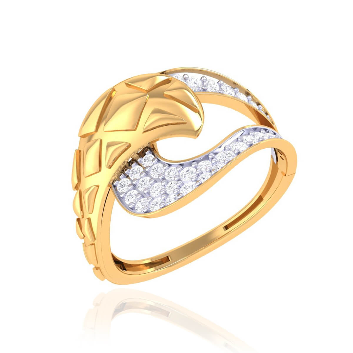 Diamond Ring with Free Gold Coin