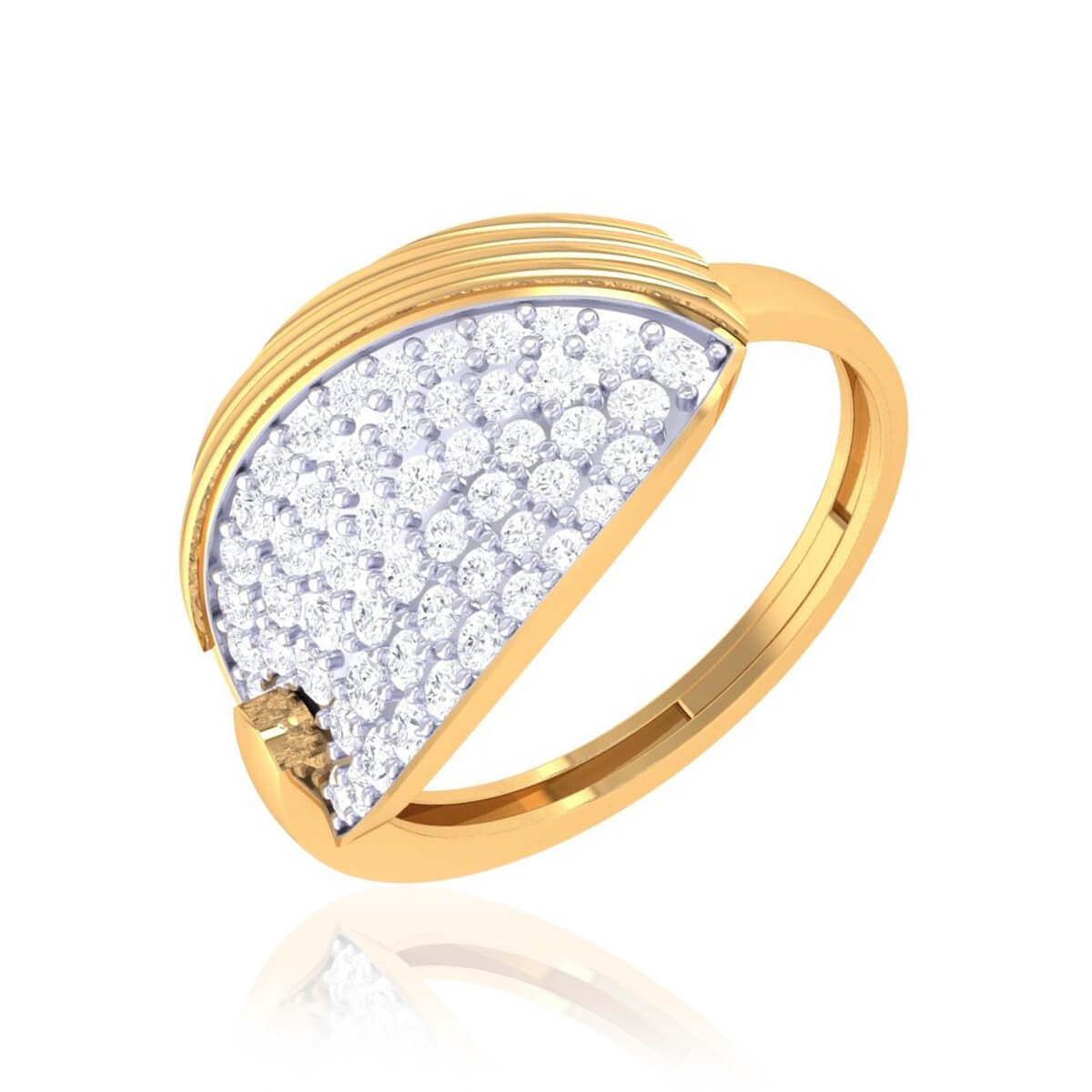 Diamond Ring with Free Gold Coin