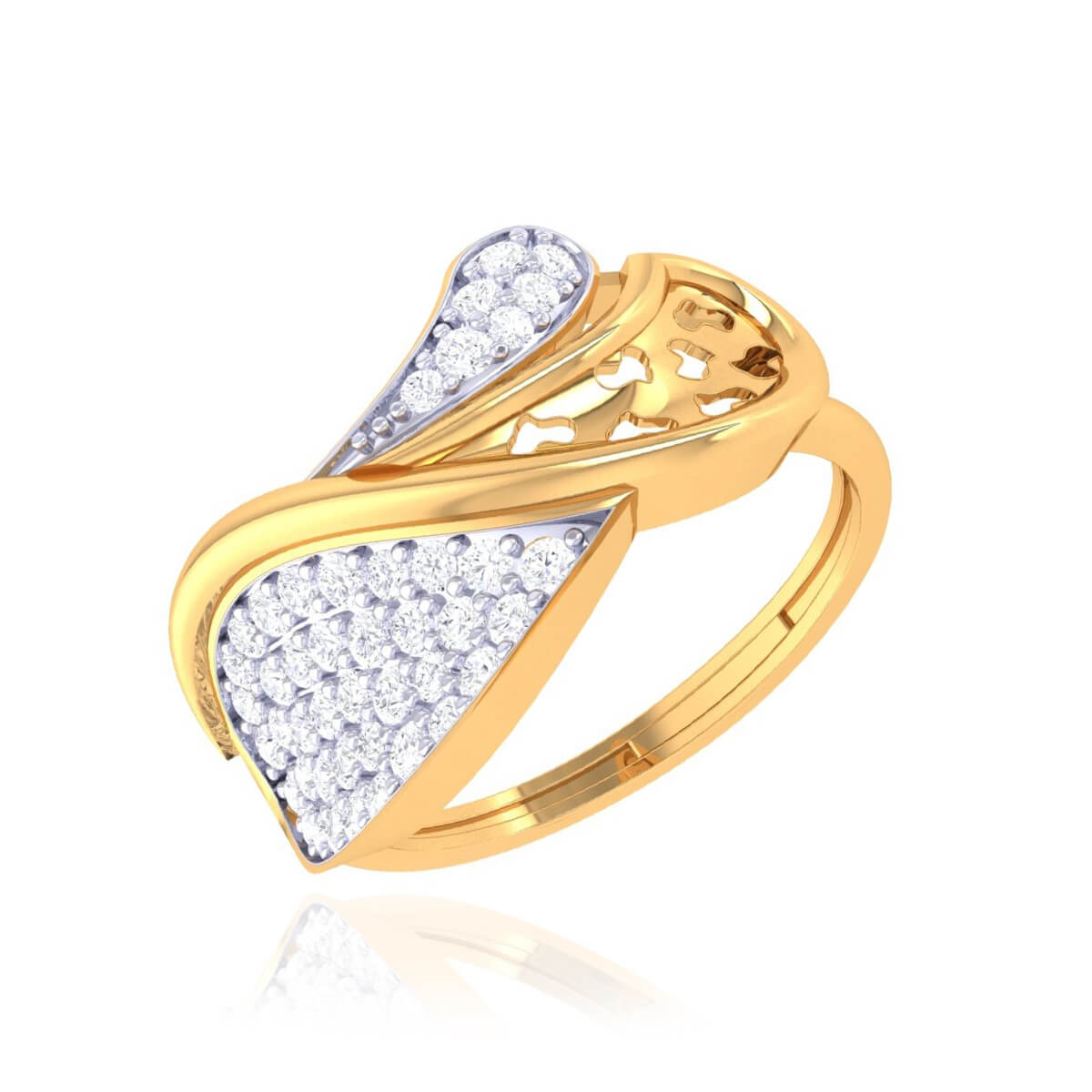 Diamond Ring with Free Gold Coin