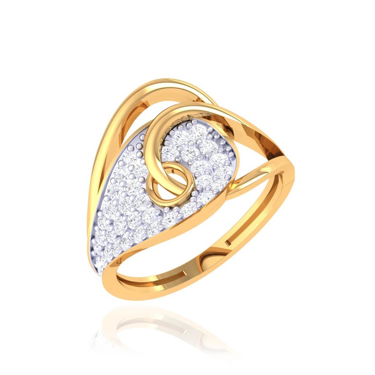 Diamond Ring with Free Gold Coin