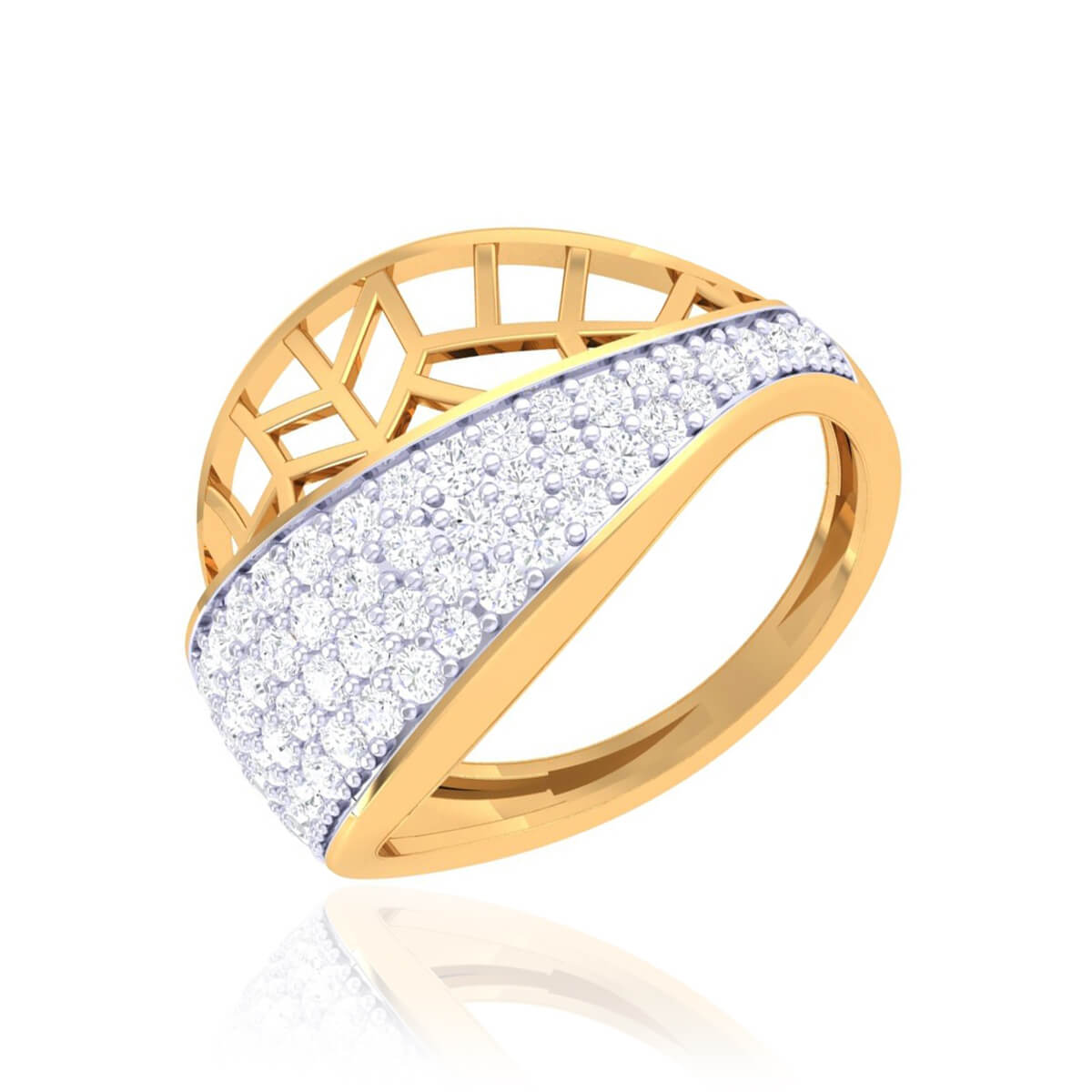 Diamond Ring with Free Gold Coin