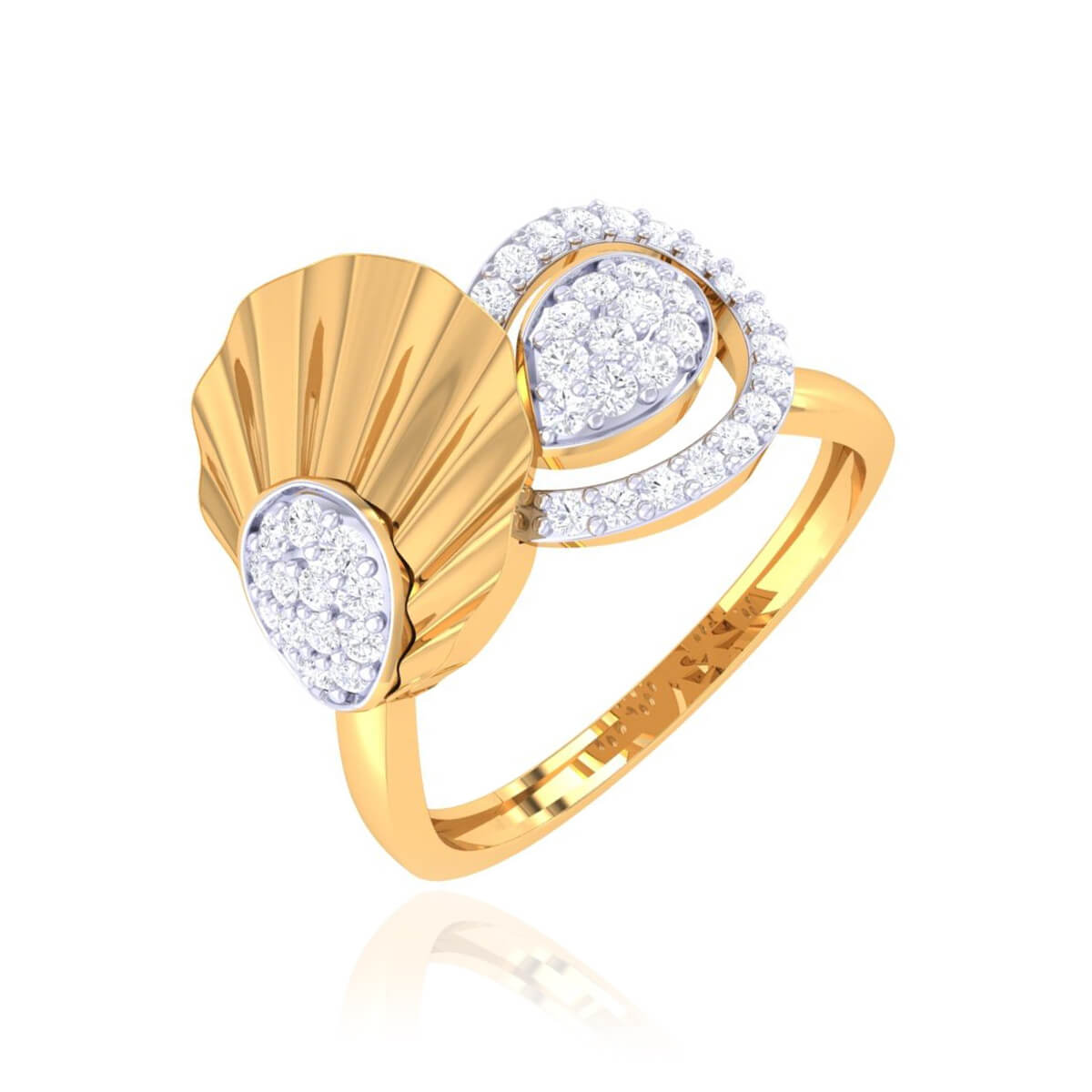 Diamond Ring with Free Gold Coin