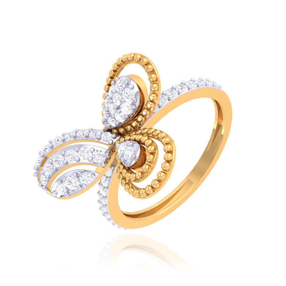 Diamond Ring with Free Gold Coin