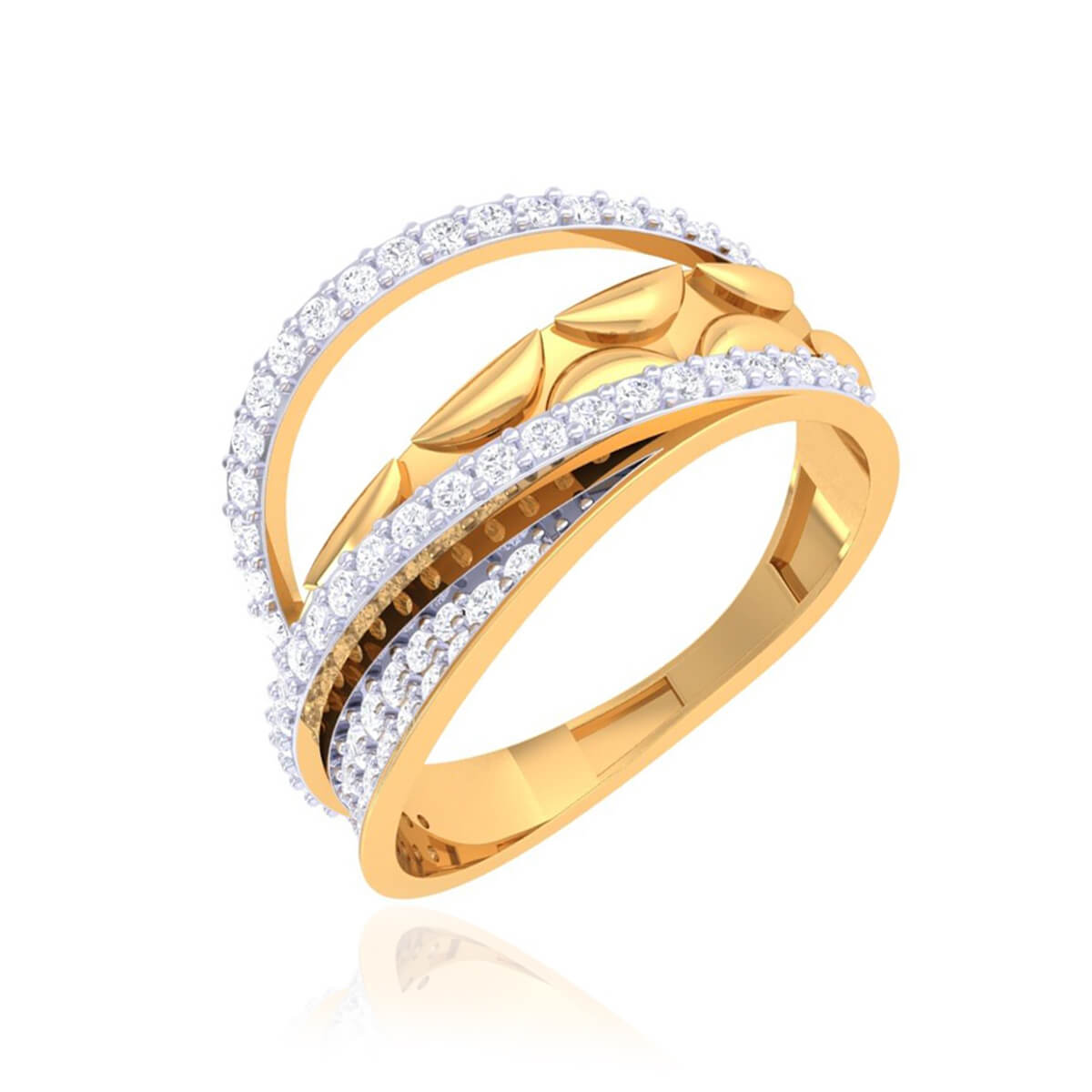 Diamond Ring with Free Gold Coin