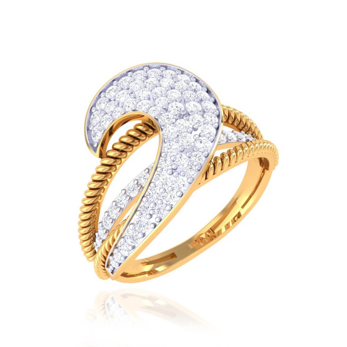 Diamond Ring with Free Gold Coin