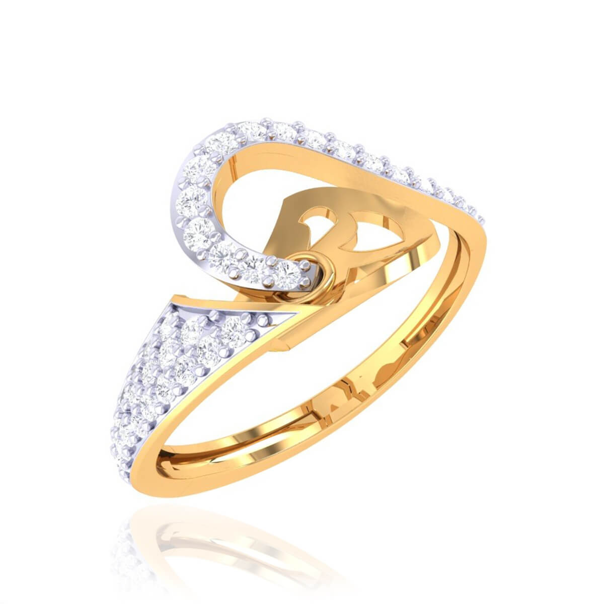 Diamond Ring with Free Gold Coin