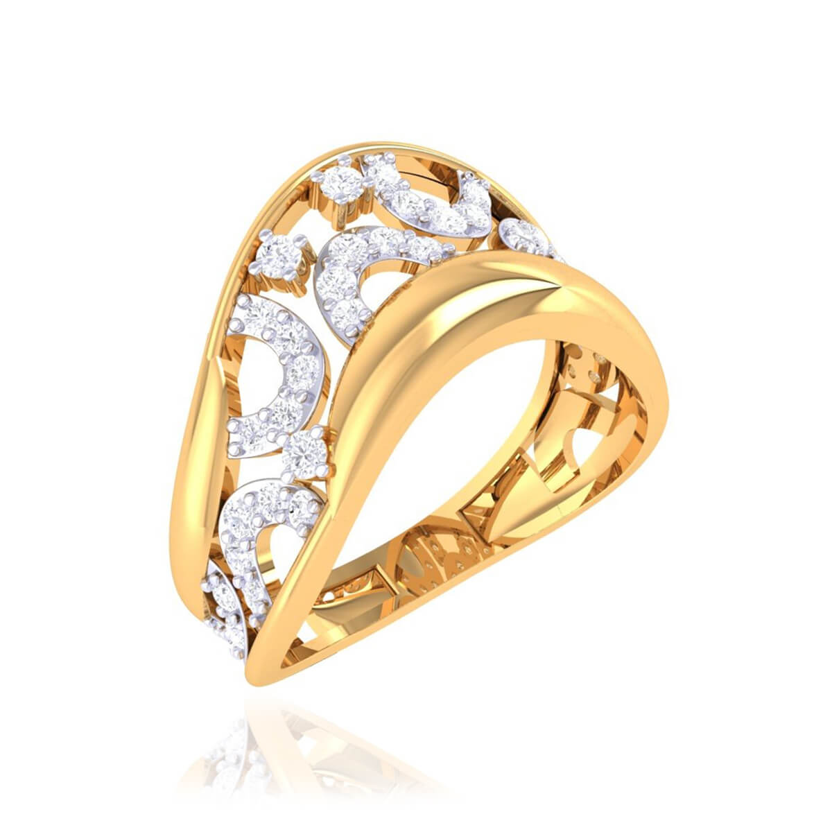 Diamond Ring with Free Gold Coin