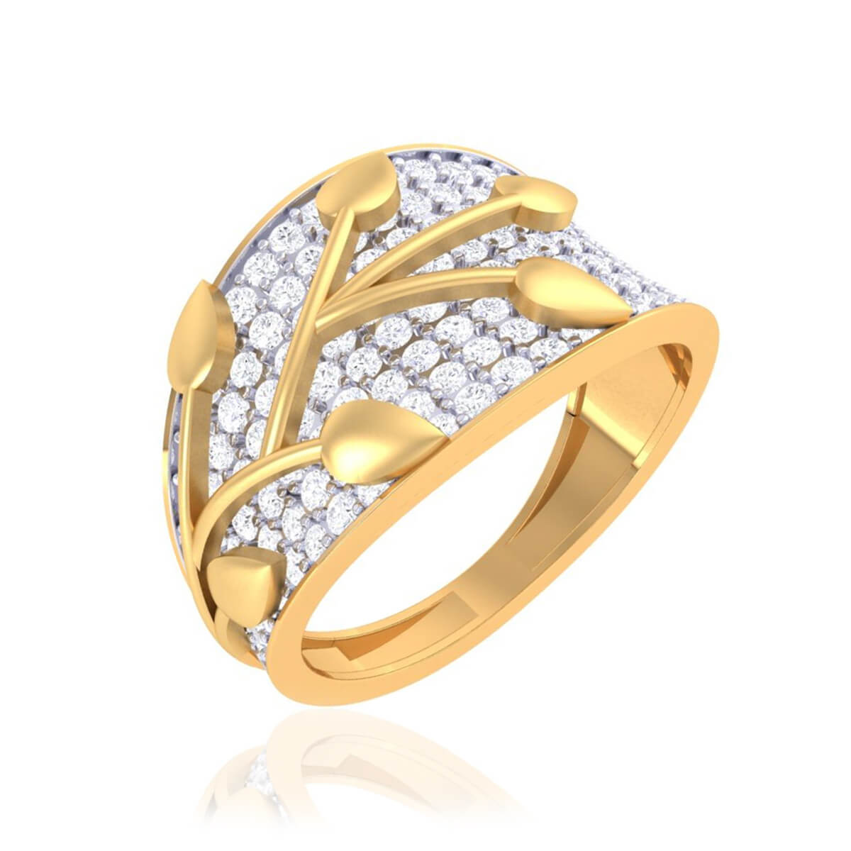 Diamond Ring with Free Gold Coin