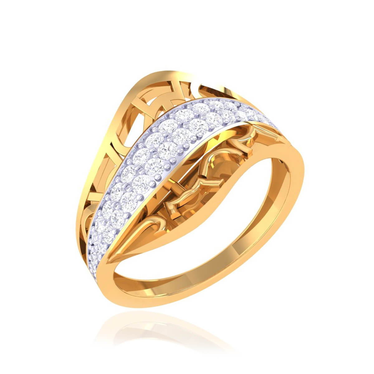 Diamond Ring with Free Gold Coin