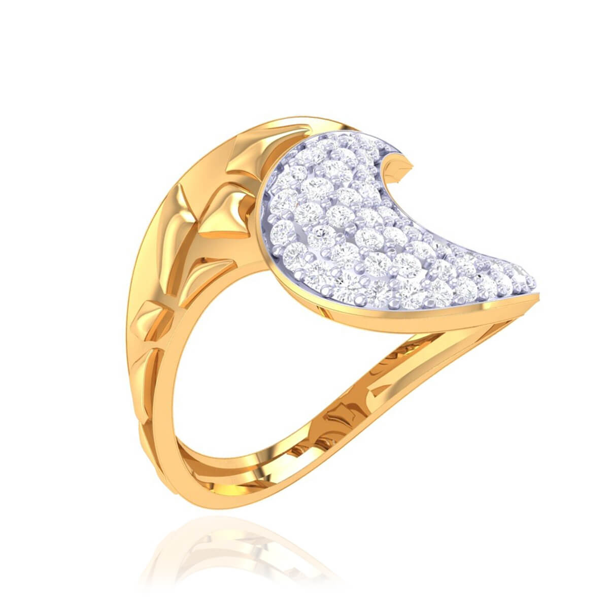 Diamond Ring with Free Gold Coin