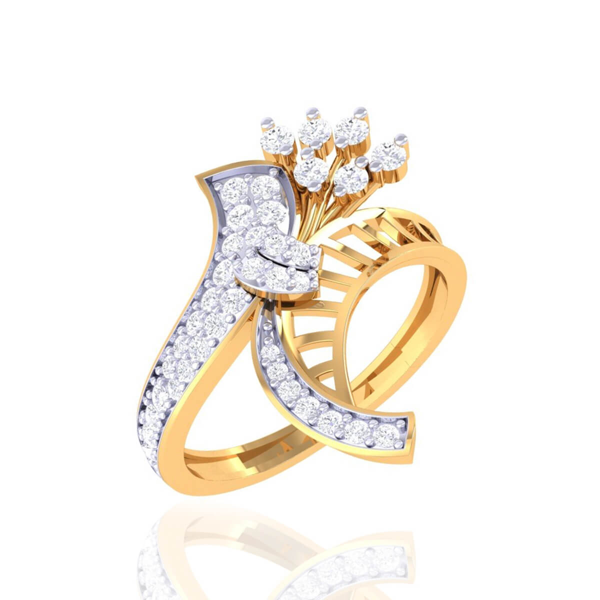 Diamond Ring with Free Gold Coin