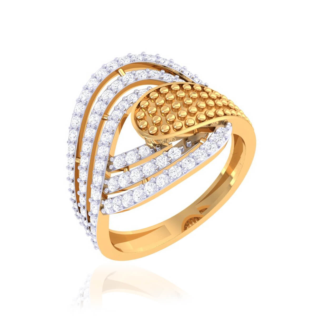 Diamond Ring with Free Gold Coin