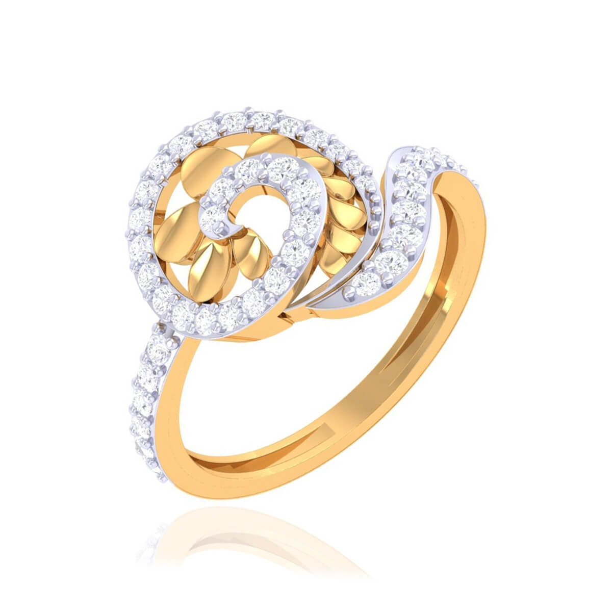 Diamond Ring with Free Gold Coin