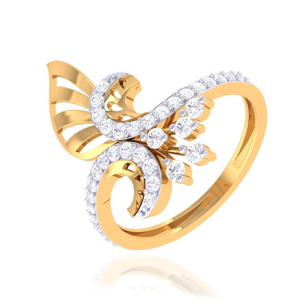 Diamond Ring with Free Gold Coin