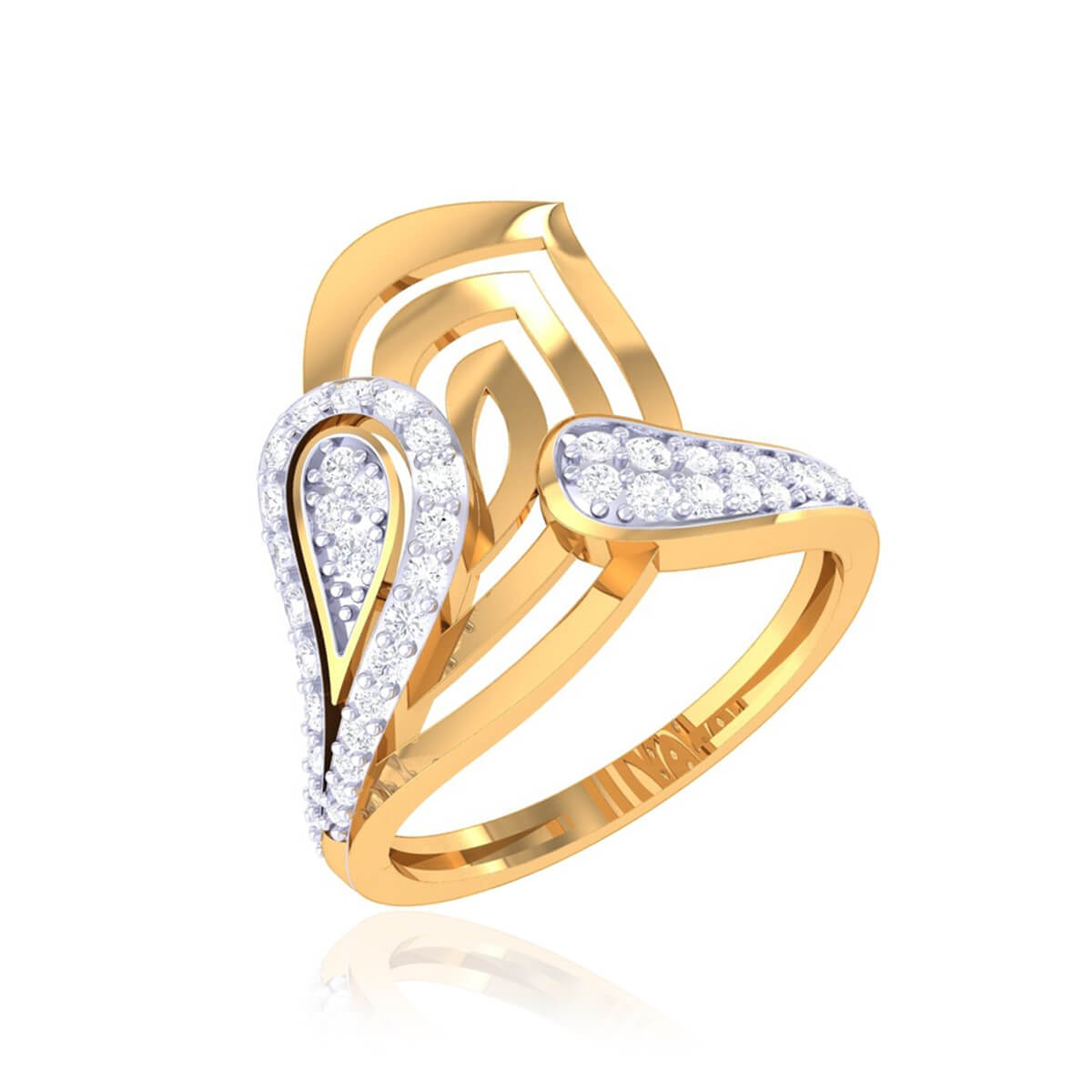 Diamond Ring with Free Gold Coin