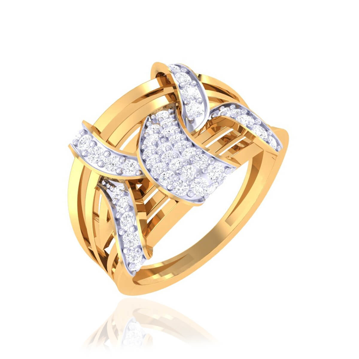 Diamond Ring with Free Gold Coin