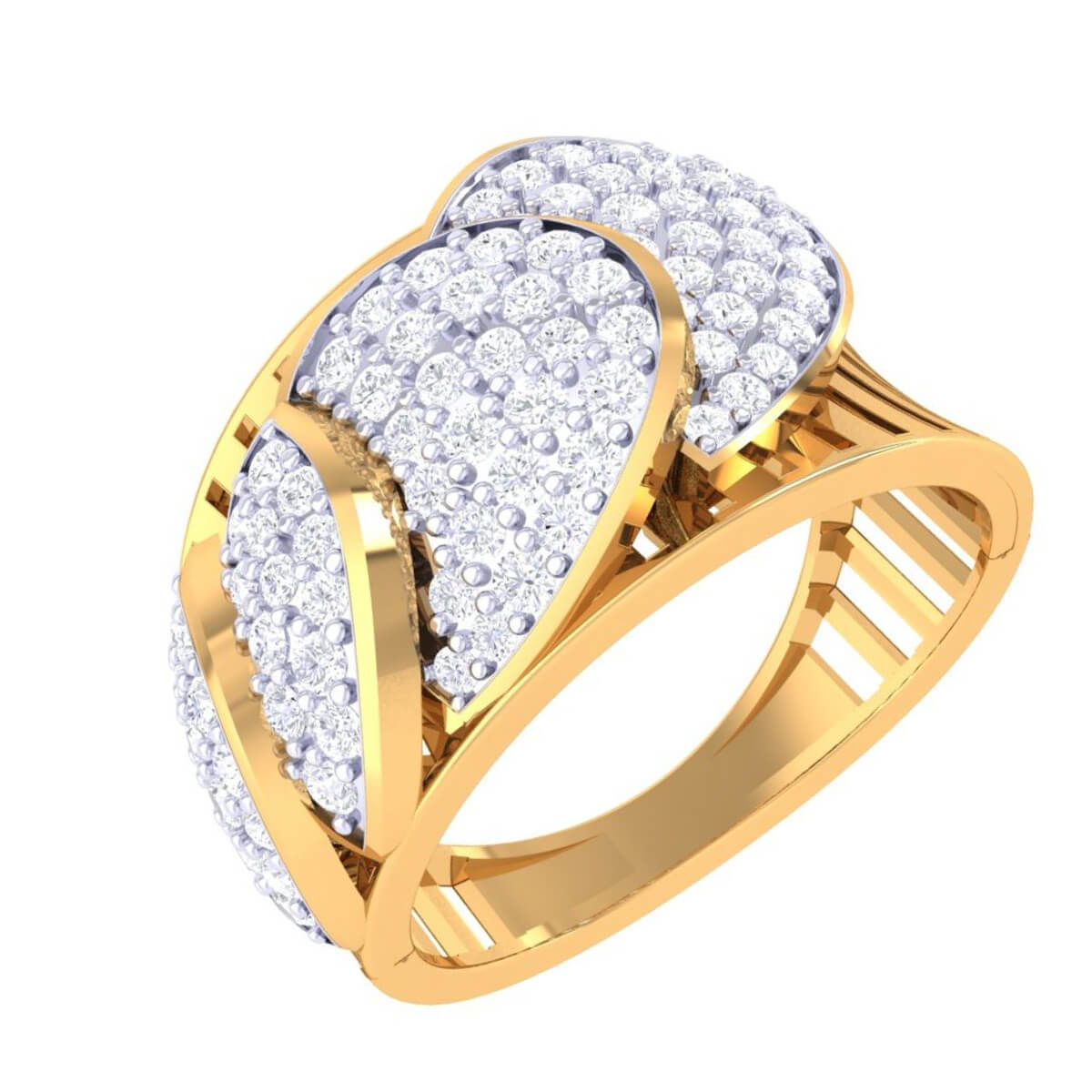 Diamond Ring with Free Gold Coin