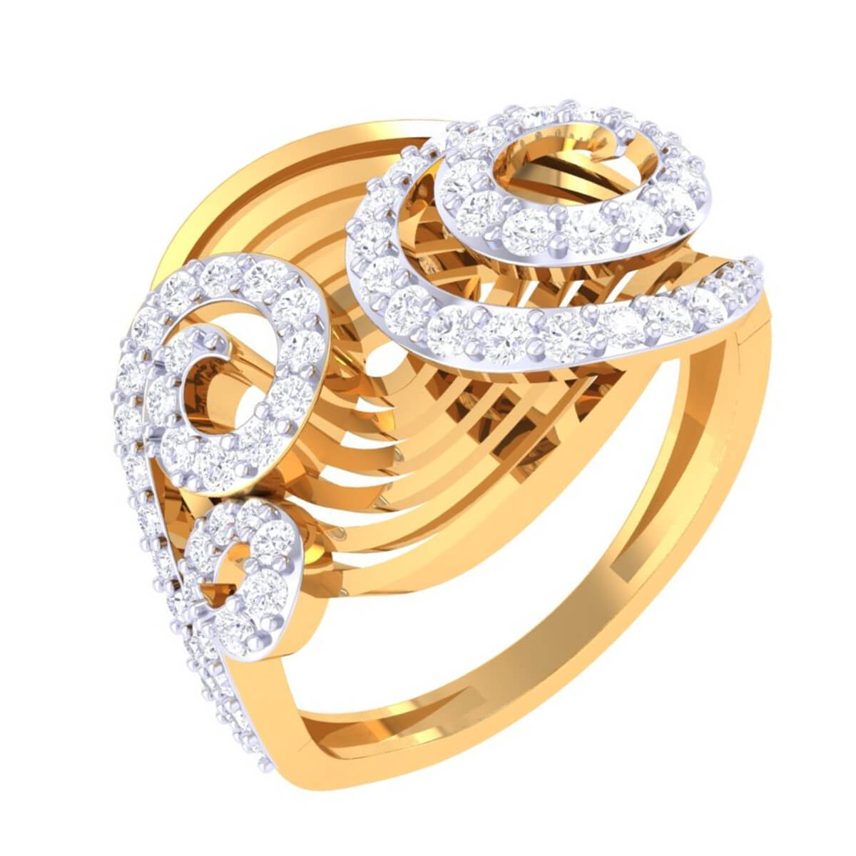 Diamond Ring with Free Gold Coin