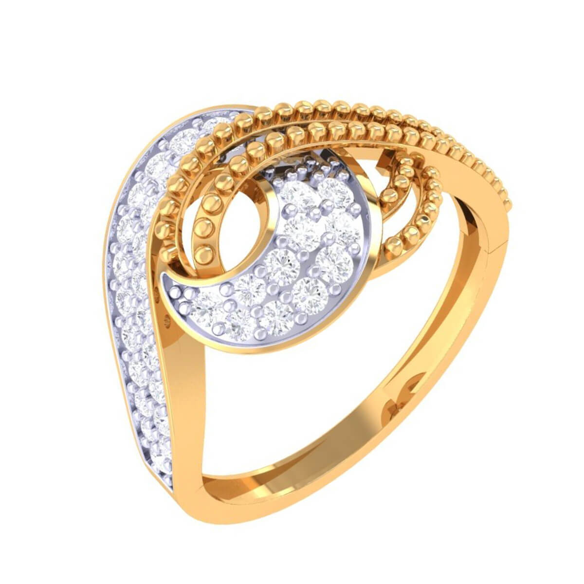 Diamond Ring with Free Gold Coin