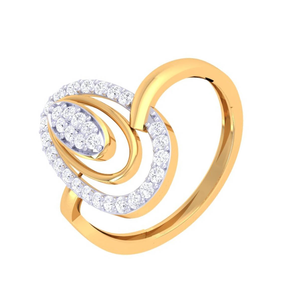 Diamond Ring with Free Gold Coin