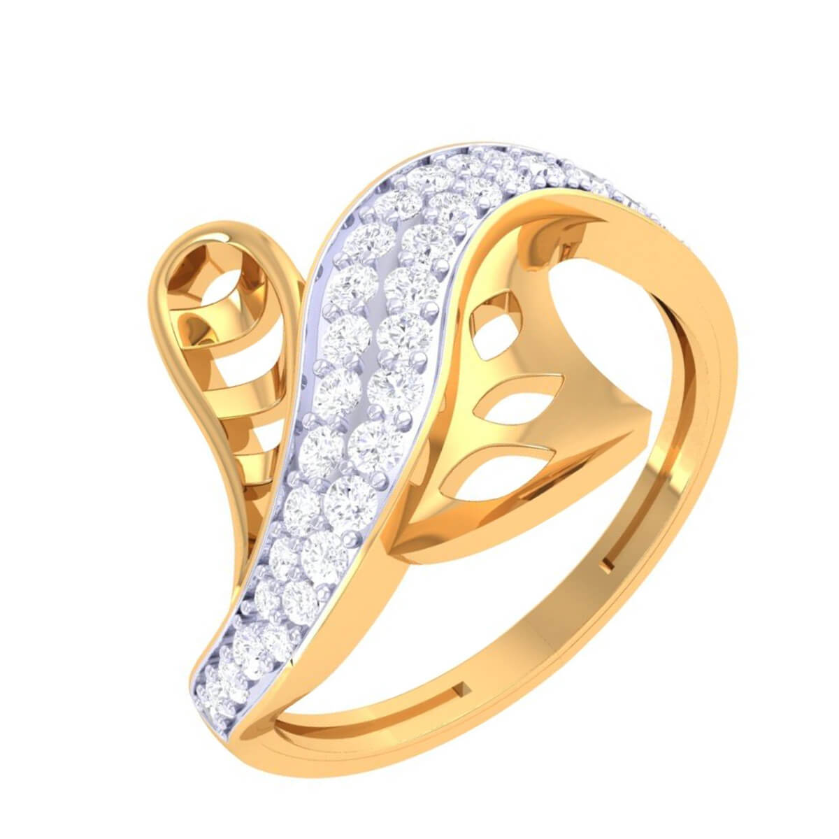 Diamond Ring with Free Gold Coin