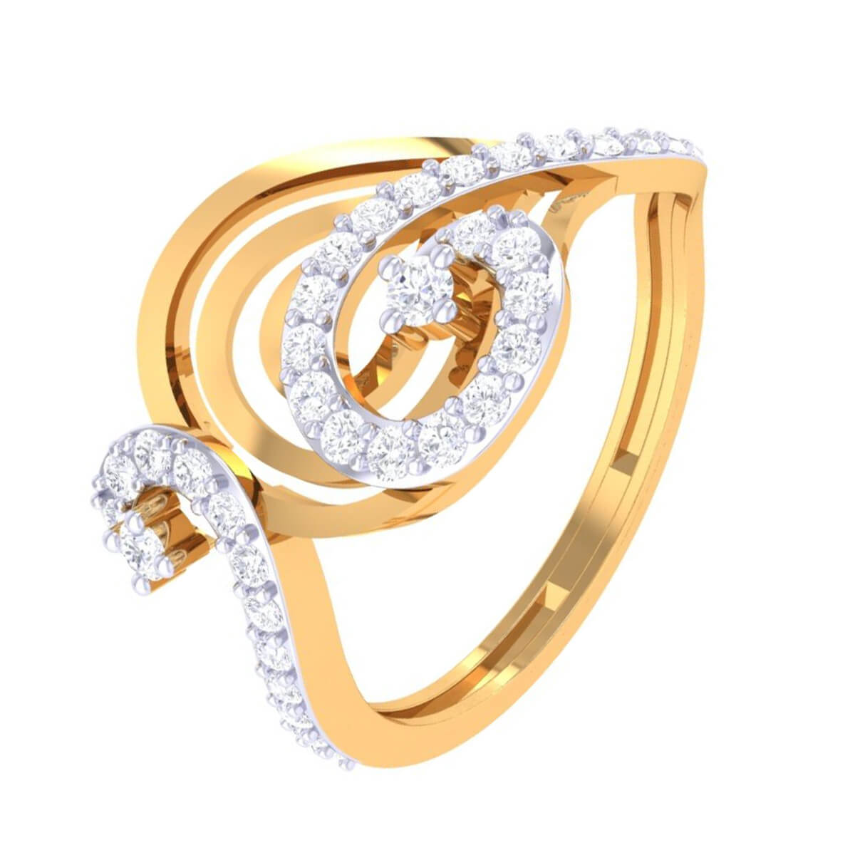 Diamond Ring with Free Gold Coin