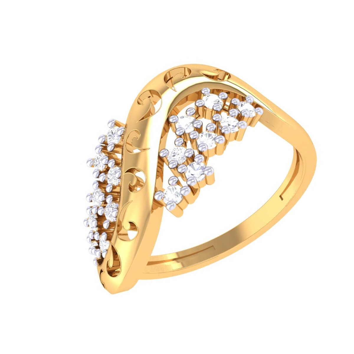 Diamond Ring with Free Gold Coin