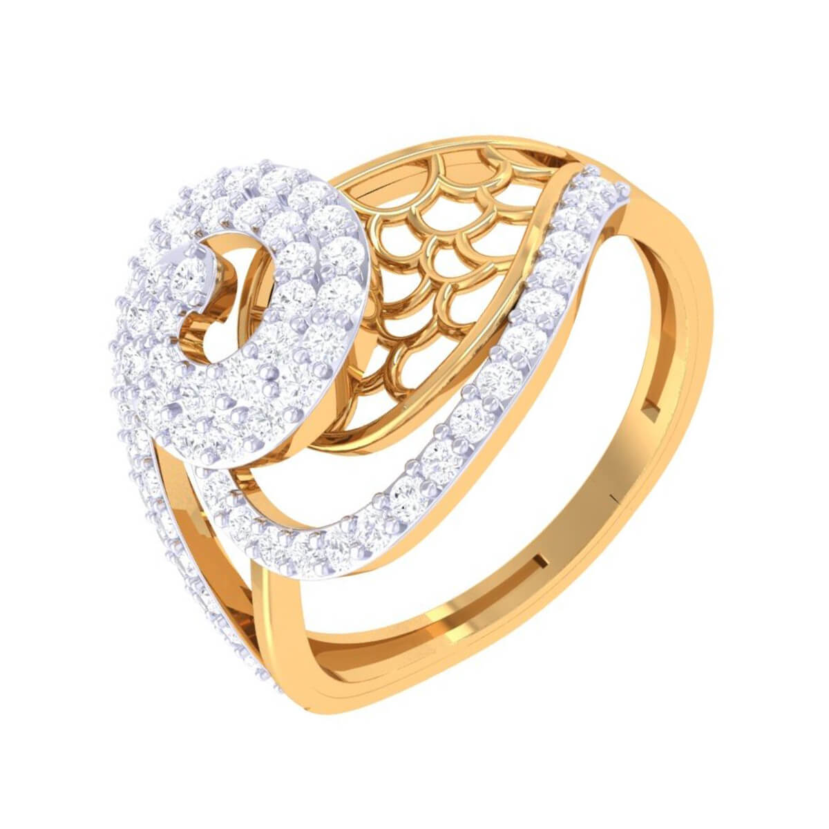 Diamond Ring with Free Gold Coin