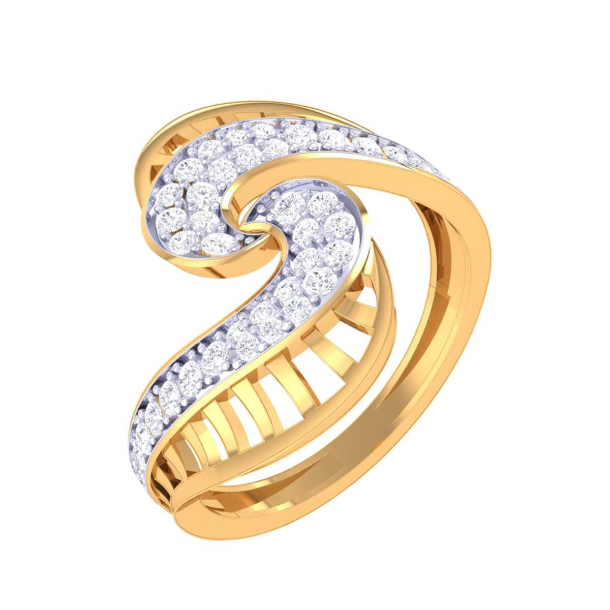 Diamond Ring with Free Gold Coin