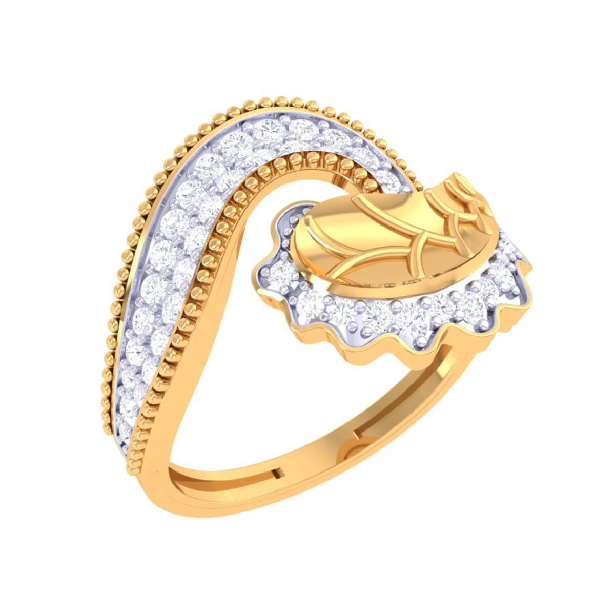 Diamond Ring with Free Gold Coin