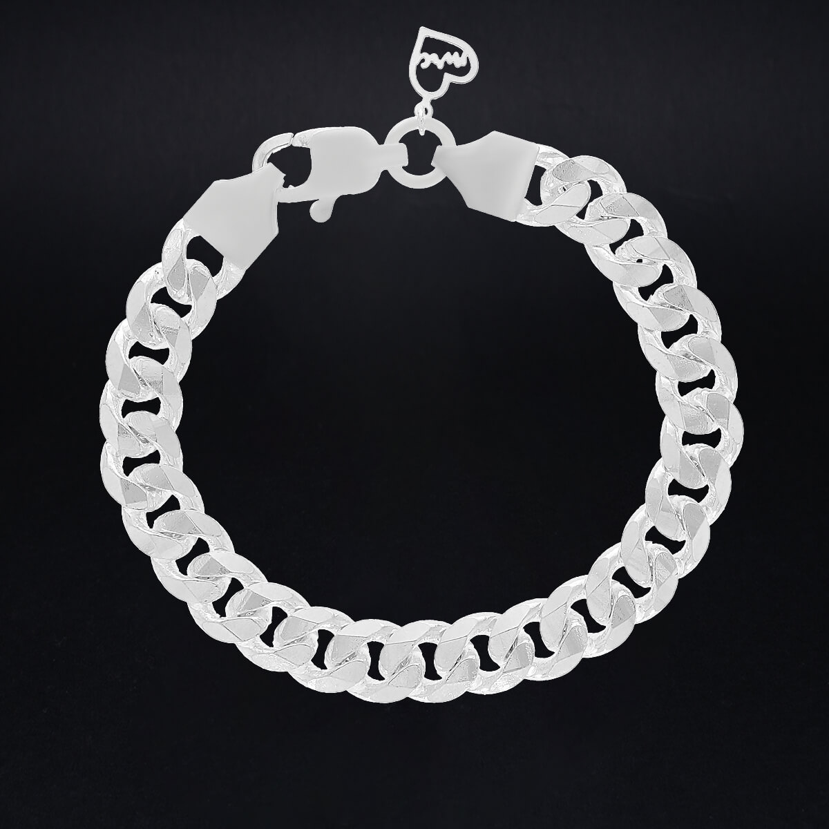 Gents bracelet silver on sale price