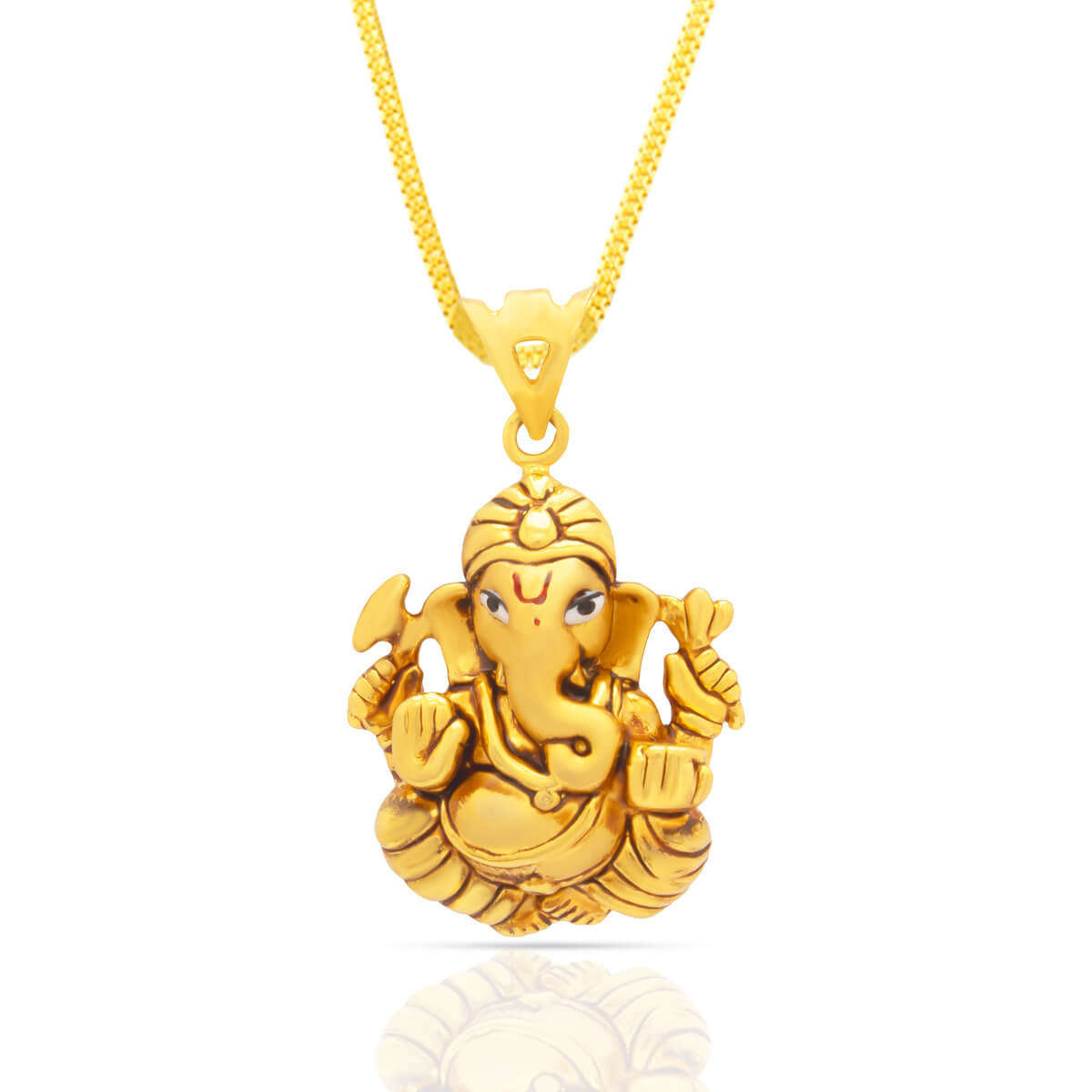 Ganesha Gold God Pendant