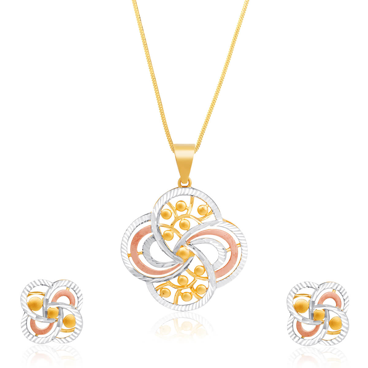 Gold Pendant Set