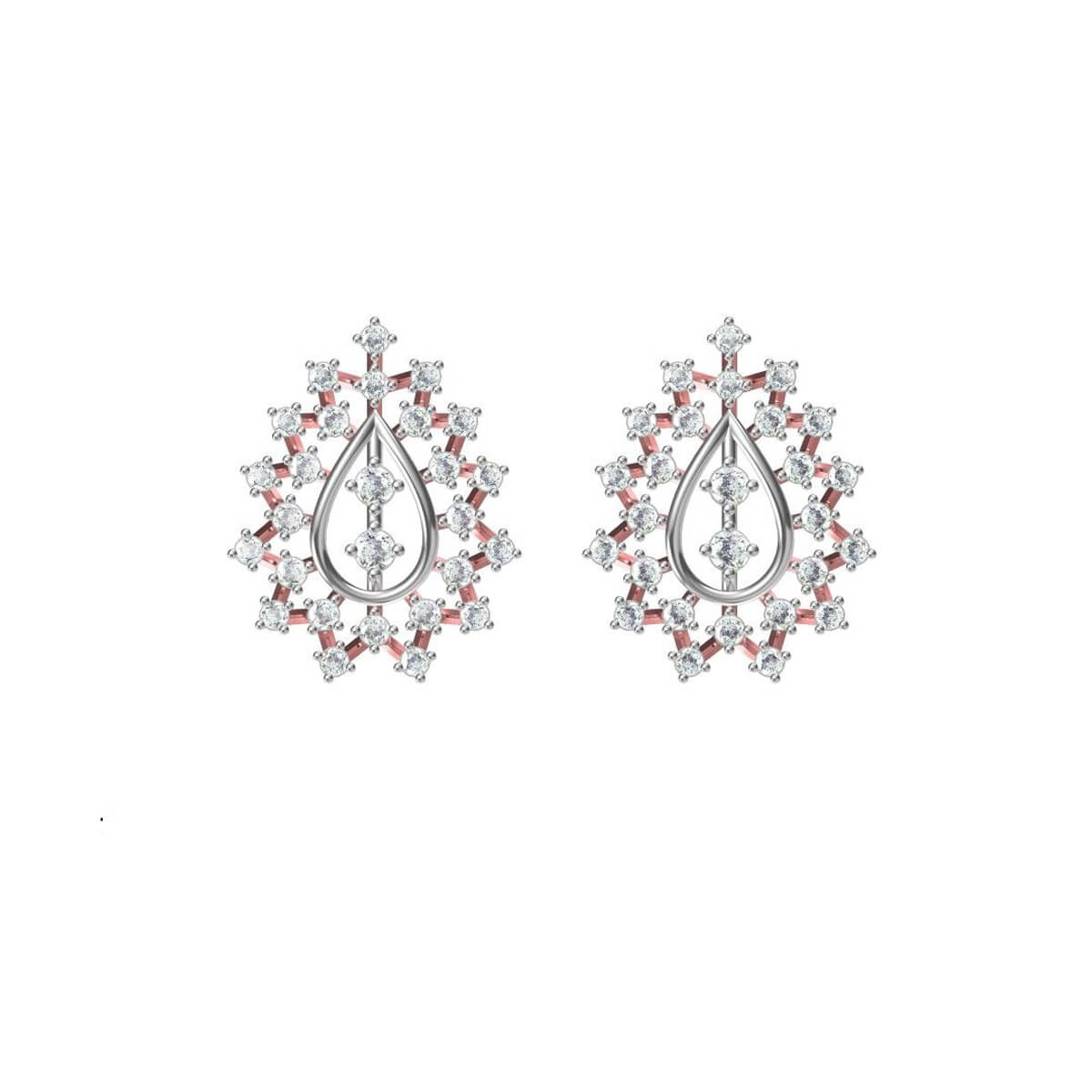 Diamond Earring with Free Gold Coin