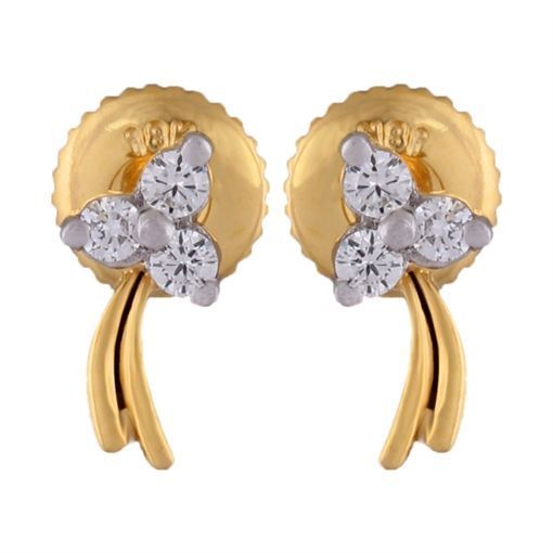 Blosoom Candel Diamond Earring with Free Gold Coin