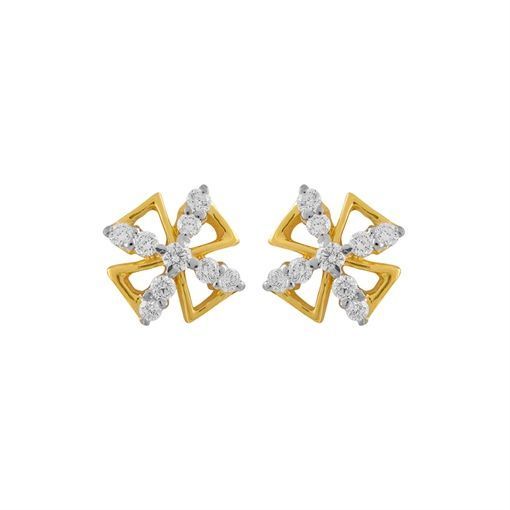 Fluerir Diamond Earring